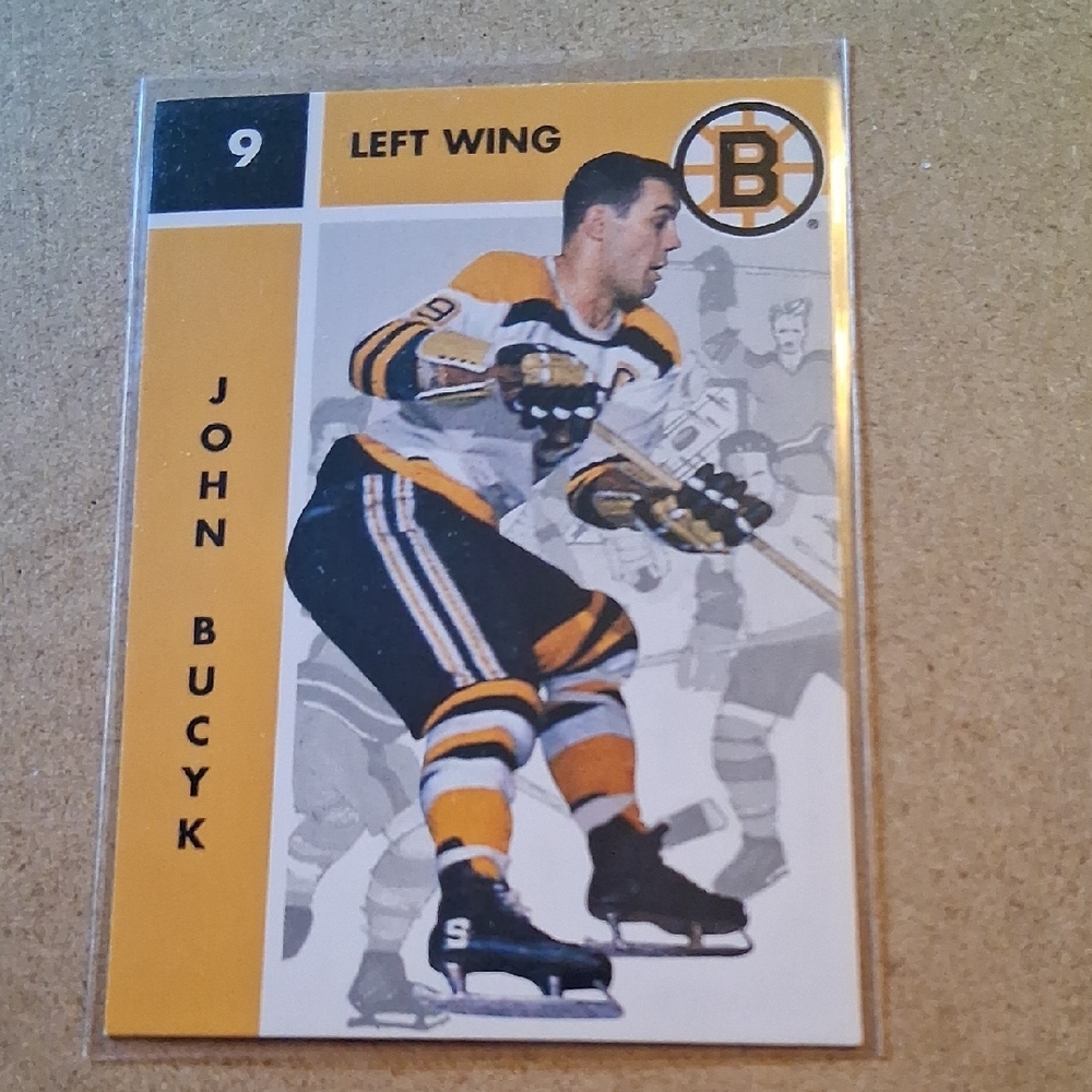 Vintage Bruins Hockey Trading Card